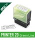 Petit tampon colop printer 20 green line, économique et écologique