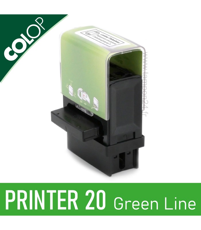 Colop printer 20 Green Line : réserve d'encre intégrée remplaçable