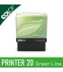 Vue de face du Colop Printer 20 Green Line, tampon automatique pas cher et écologique