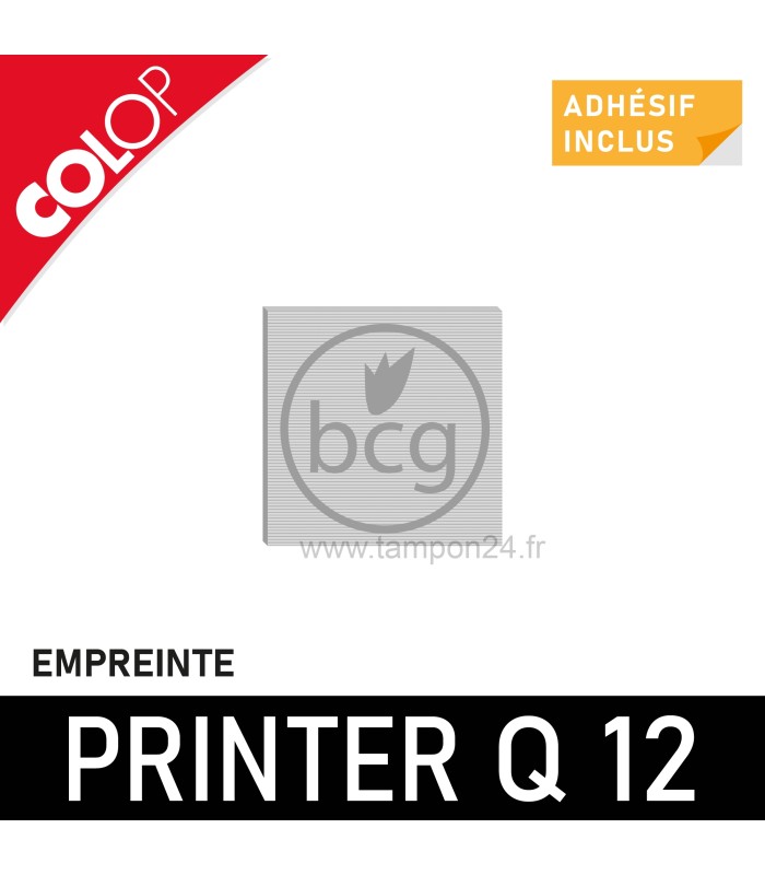 Empreinte pour Colop Printer Q 12