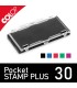 Cassette d'encre pour Colop Pocket Stamp Plus 30 avec son couvercle de protection