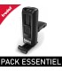 Pack Essentiel - Tampon bureau + poche - 4 lignes