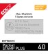 Empreinte pour Colop Pocket Stamp Plus 40